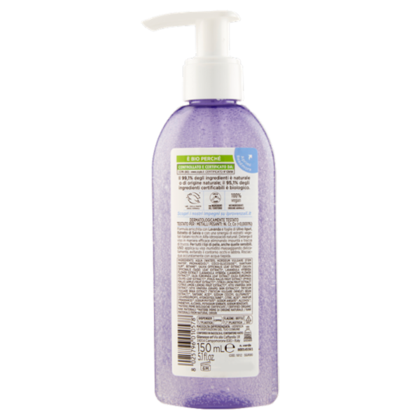 I Provenzali Bio Gel Detergente Biologico Lavanda Ligure 150 mL