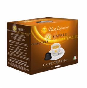 Best Espresso 50 Capsule Caffè Cremoso Compatibile Lavazza a Modo Mio