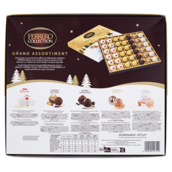 Ferrero Collection Grand Assortiment Lumières de Fete 42 pezzi 431 g