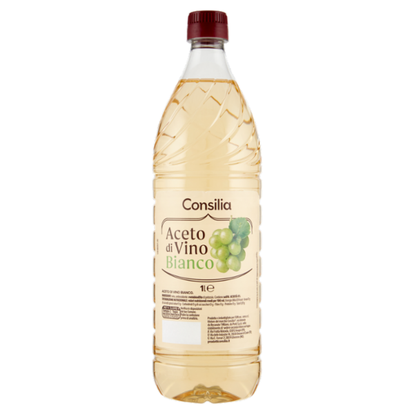 Consilia Aceto di Vino Bianco Acidità 6,0% 1 L