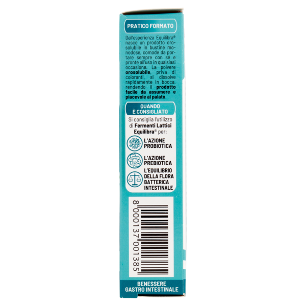 equilibra Fermenti Lattici Probiotico + Prebiotico 10 Bustine Orosolubili 18 g
