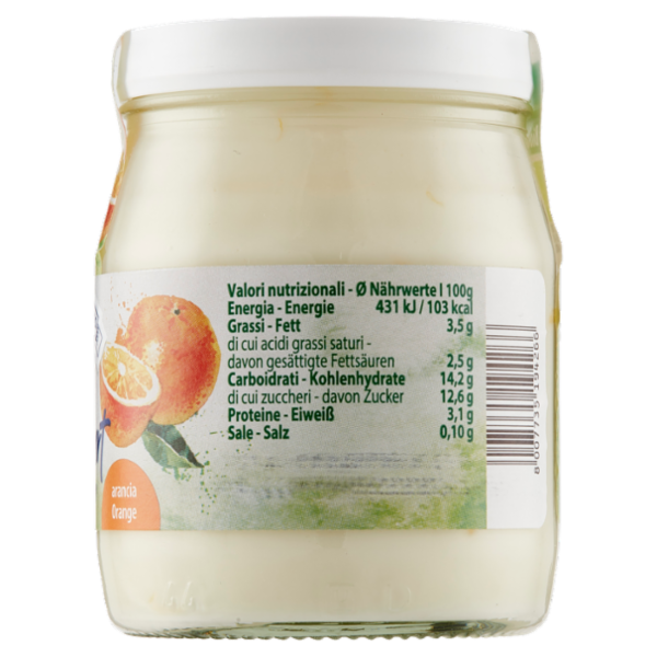 Sterzing Vipiteno bio yogurt da latte fieno arancia 150 g