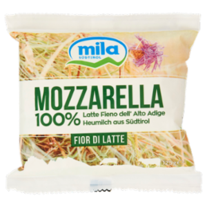 Mila Mozzarella 100% Latte Fieno Dell' Alto Adige Fior Di Latte 125 g
