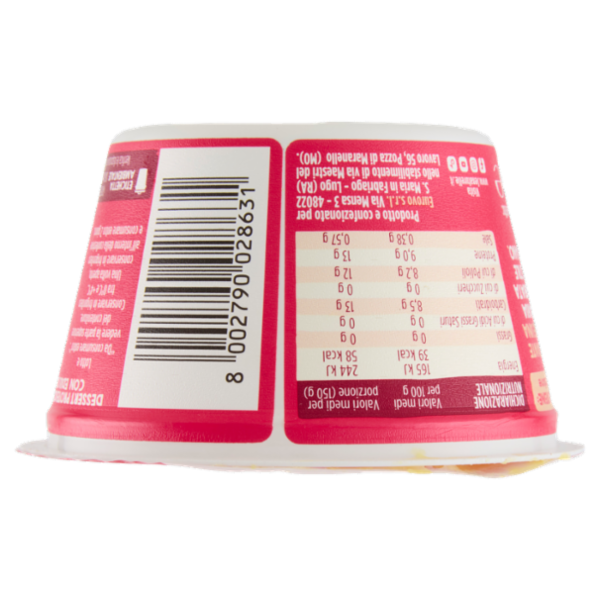 le Naturelle Cremoso a Base di Albume d'Uovo gusto Vaniglia 150 g