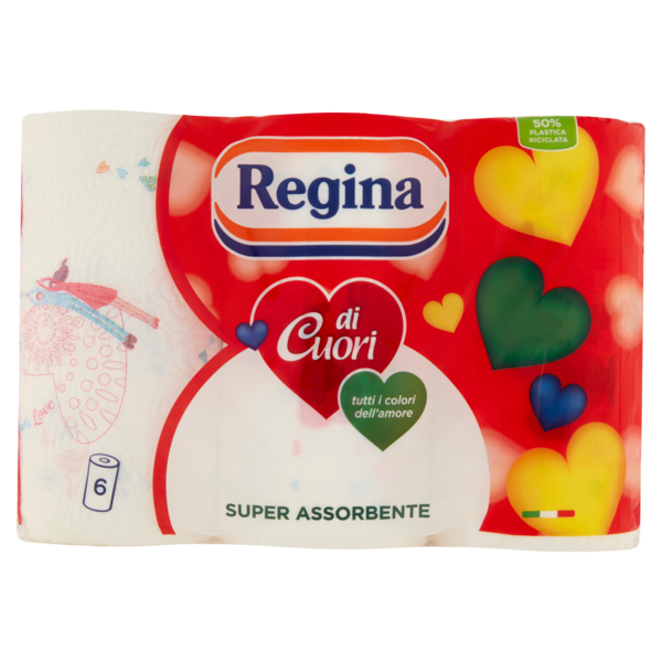 Regina di Cuori carta cucina 6 rotoli