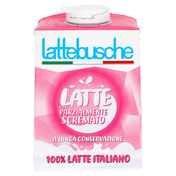 lattebusche Latte Parzialmente Scremato a Lunga Conservazione 500 ml