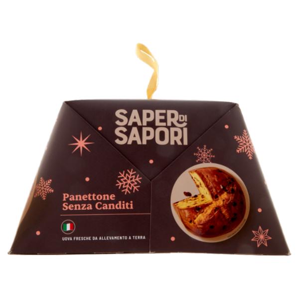 Selex Saper di Sapori Panettone Senza Canditi 1 kg