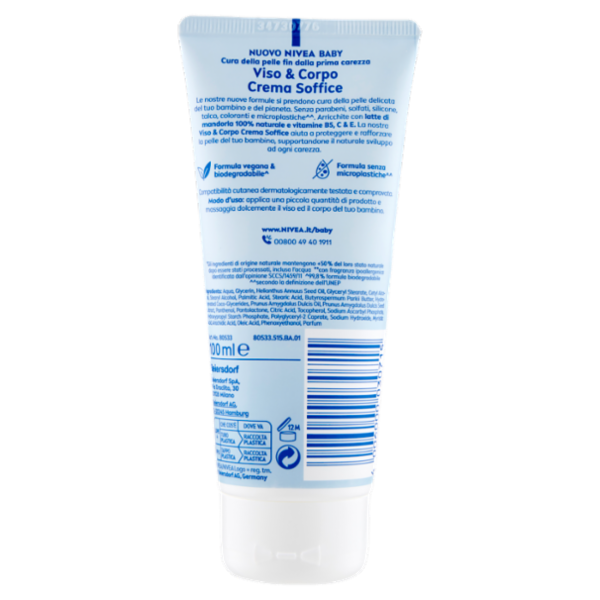 Nivea Baby Viso & Corpo Crema Soffice 100 ml