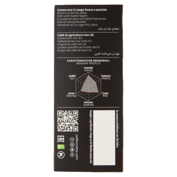 caffè motta Espresso Cremoso Capsule in Alluminio Compatibili con Macchine Nespresso 22 x 5,5 g