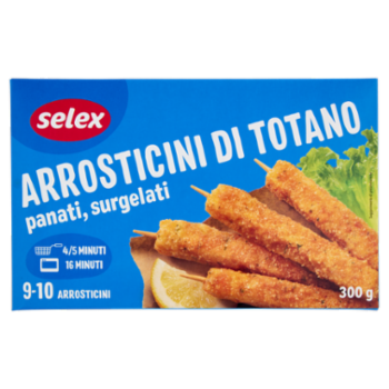 Selex Arrosticini Di Totano Panati Surgelati 300 g