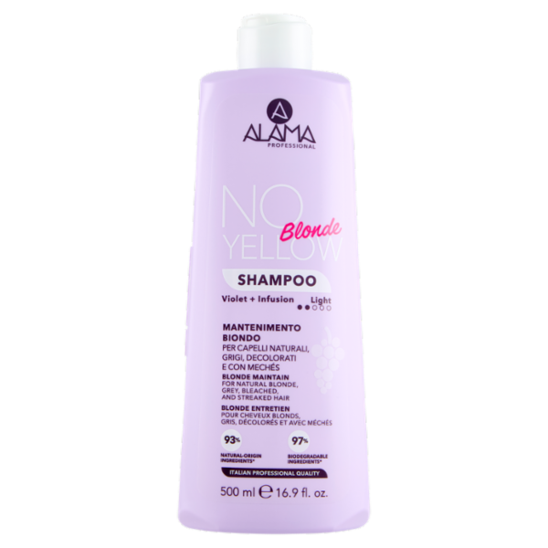 Alama Professional No Yellow Blonde Shampoo Mantenimento Biondo 500 ml