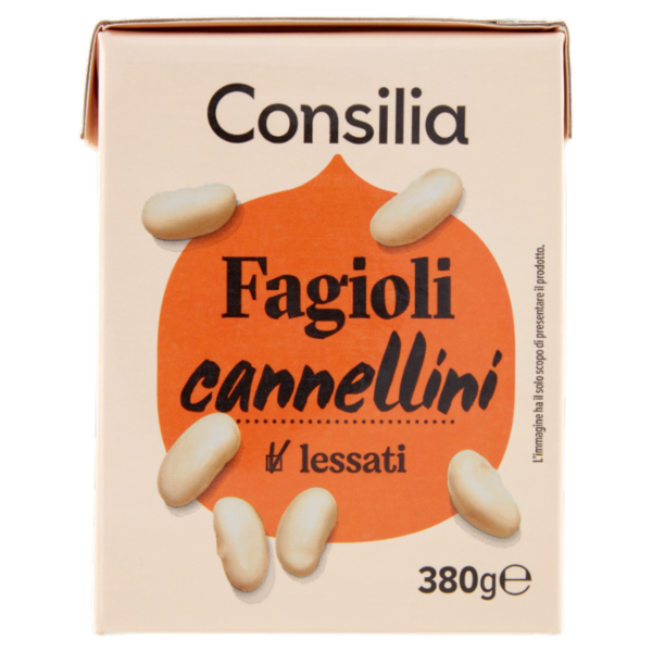 Consilia Fagioli Cannellini Lessati 380 g
