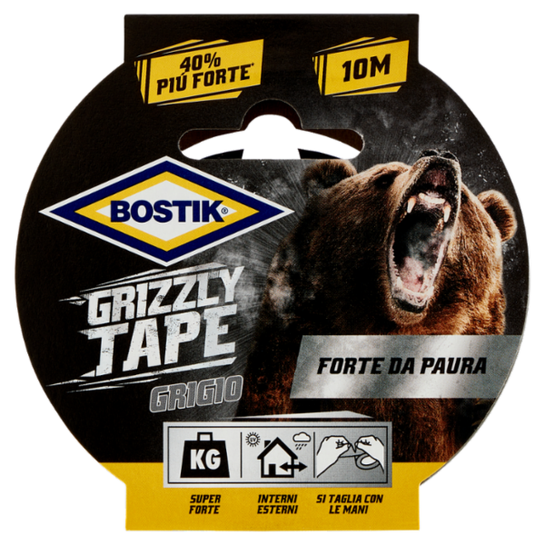 Bostik Grizzly Tape Grigio 10 M