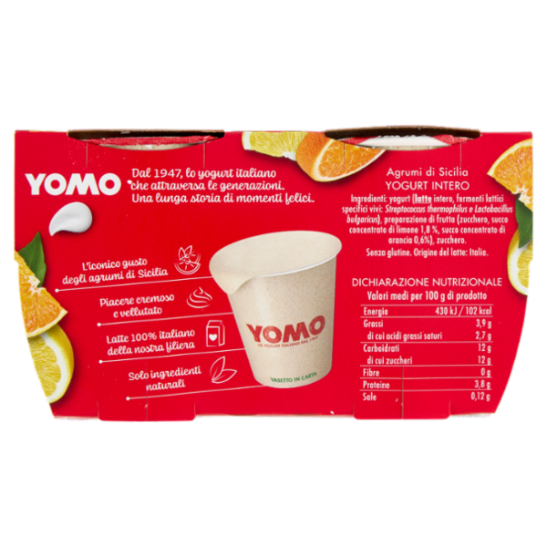 Yomo gli Agrumi di Sicilia 2 x 125 g