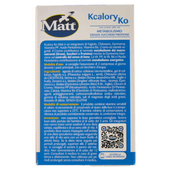Matt Nutrition Kcalory Ko 30 compresse 30 g