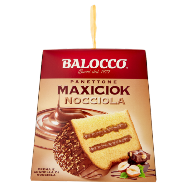 Balocco Panettone Maxiciok Nocciola 800 g