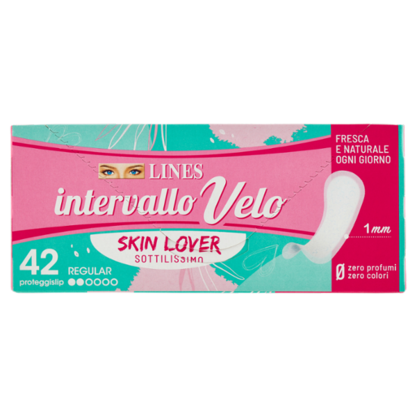 Lines intervallo Velo Skin Lover proteggislip Regular 42 pz