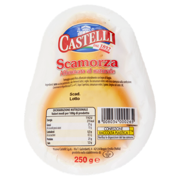 Castelli Scamorza Affumicata al naturale 250 g