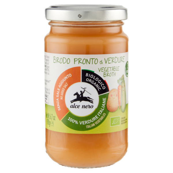 alce nero Brodo Pronto di Verdure 190 g
