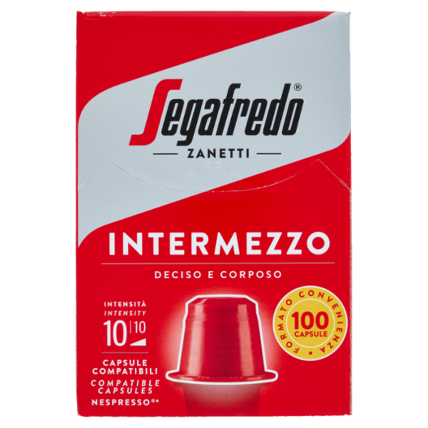 Segafredo Zanetti Intermezzo Capsule Compatibili Nespresso* 100 x 5,1 g
