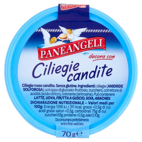 PANEANGELI decora con Ciliegie candite 70 g