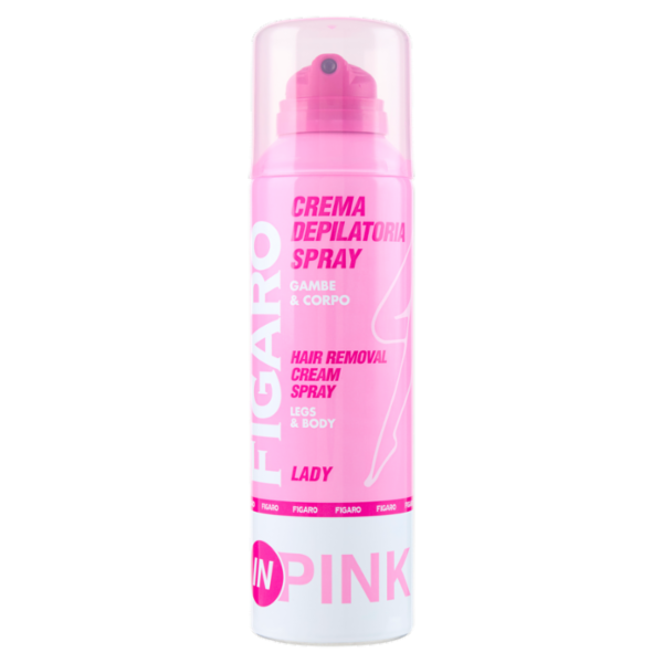 Figaro Lady InPink Crema Depilatoria Spray Gambe & Corpo 200 ml