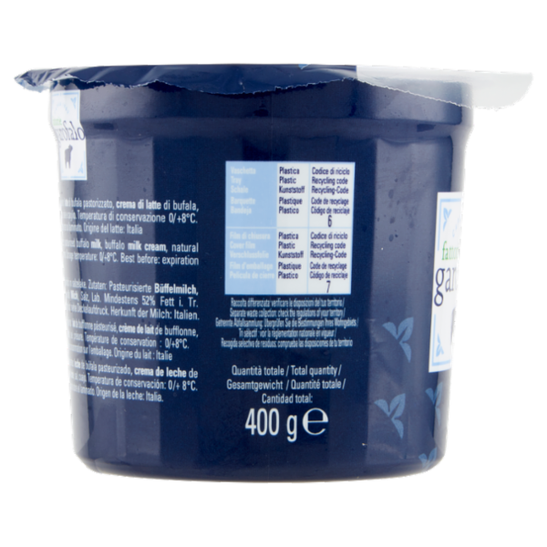 fattorie garofalo Burrata 100% Latte di Bufala 125 g