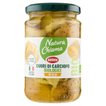 Selex Natura Chiama Cuori Di Carciofo Biologici In Olio 280 g