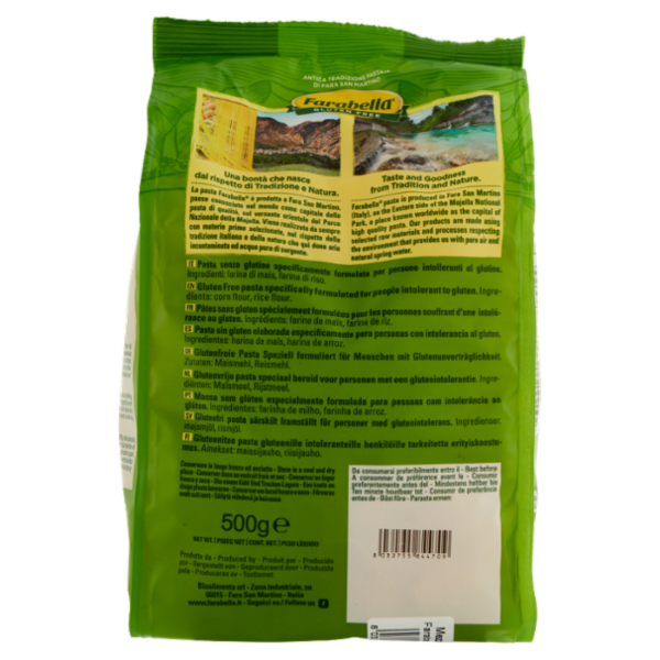 Farabella Gluten Free I Classici Mezzi Rigatoni 500 g
