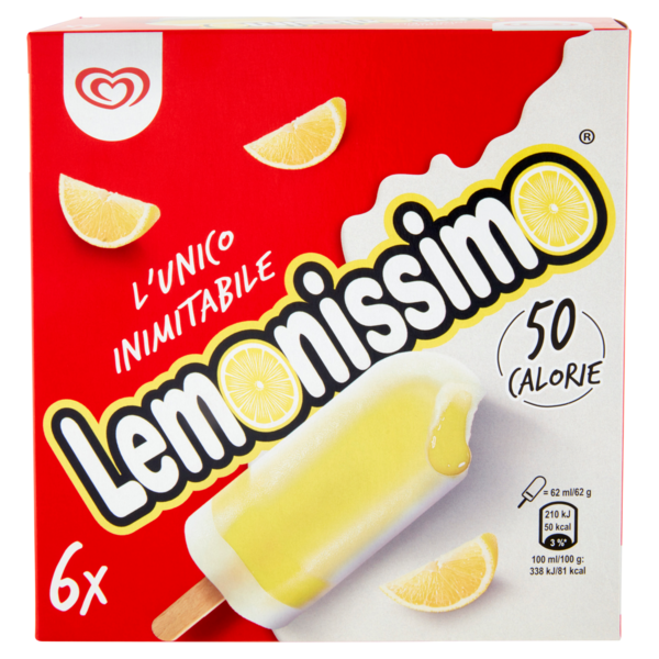 Algida Lemonissimo 6 x 62 g