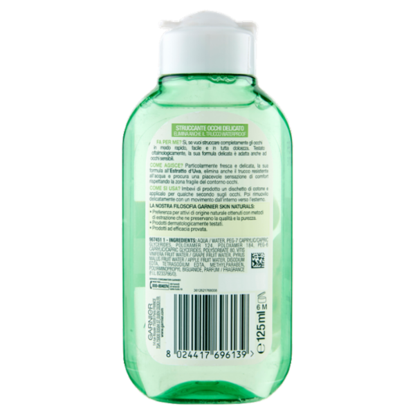 Garnier SkinActive Struccante Fresh, Struccante Occhi, 125 ml