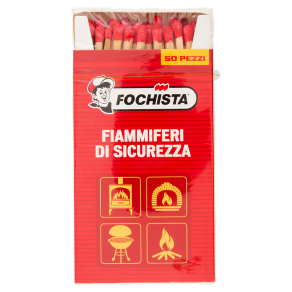Fochista Fiammiferi di Sicurezza 50 pz