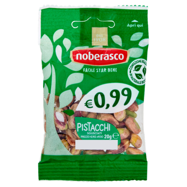 noberasco € 0,99 Pistacchi Sgusciati 20 g
