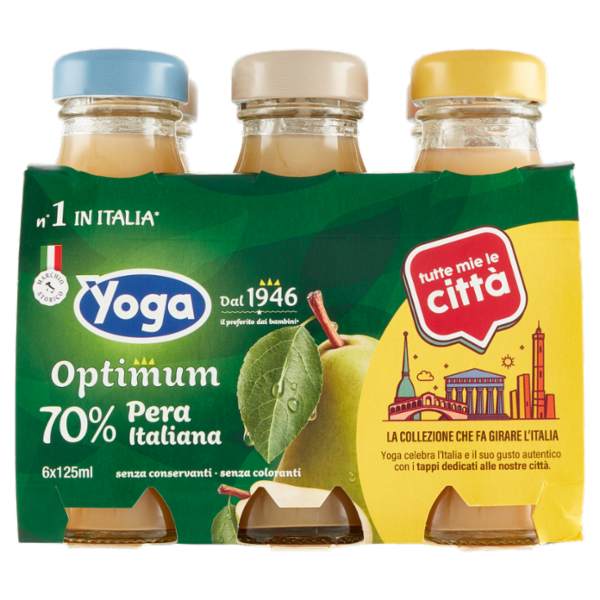 Yoga Optimum 70% Pera Italiana 6 x 125 ml