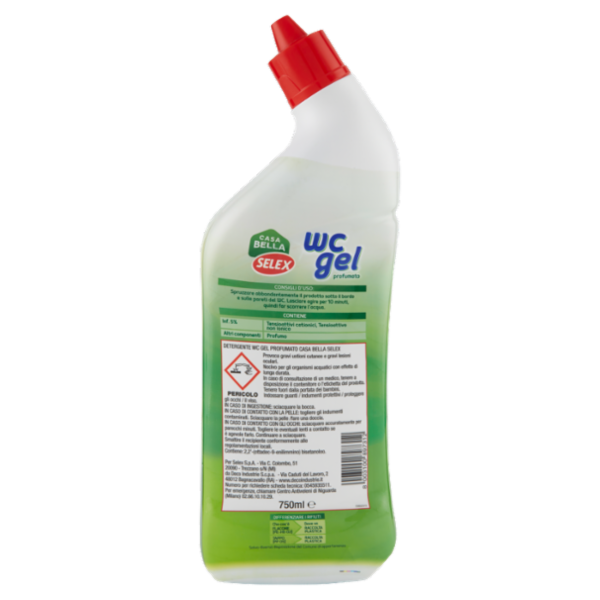 Selex Casa Bella Detergente per Wc Gel Profumo di Pino 750 ml