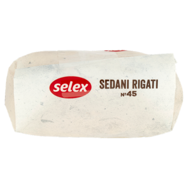 Selex Pasta di Semola Trafilata al Bronzo Sedani Rigati 500 g