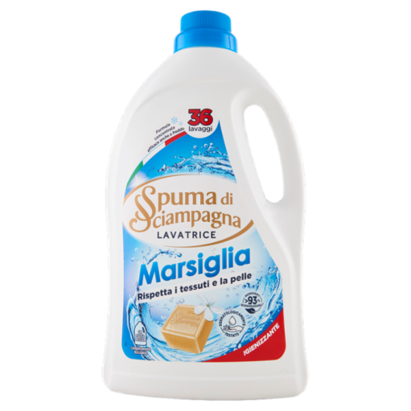 Spuma di Sciampagna Lavatrice Marsiglia 1620 ml