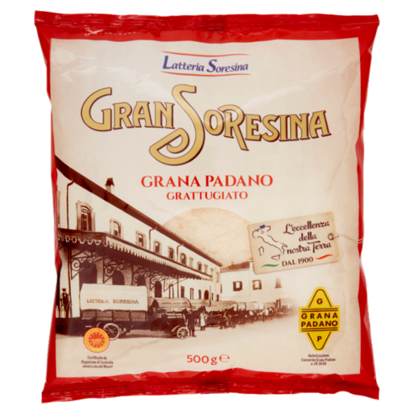 Gran Soresina Grana Padano DOP Grattugiato 500 g