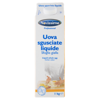 Novissime Professional Uova Sgusciate Liquide Sfoglia Gialla 1 Kg