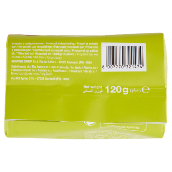 Monviso èbio Crustini Biologici con Farro Integrale con Olio Extravergine di Oliva 120 g