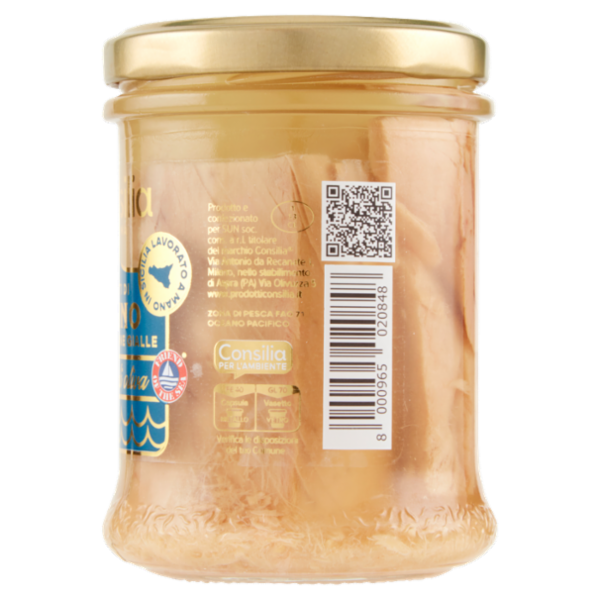 Consilia Optima Filetti di Tonno all'Olio di Oliva 180 g