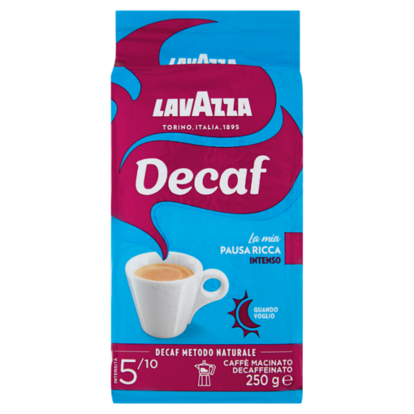 Lavazza Decaf Intenso Caffè Macinato 250 g
