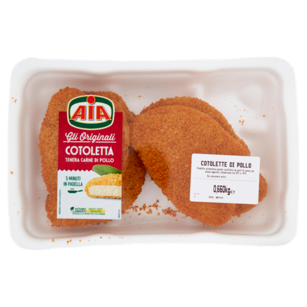 Aia gli Originali Cotolette di Pollo 0,660 kg