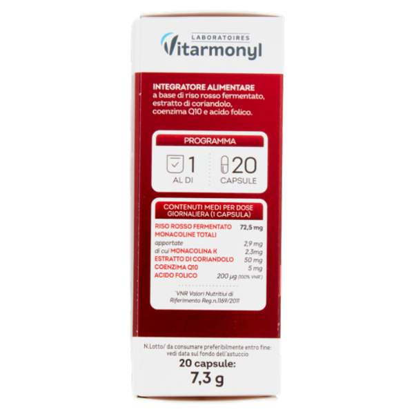 Laboratoires Vitarmonyl Colester Stop Controllo del colesterolo 20 Capsule 7,3 g