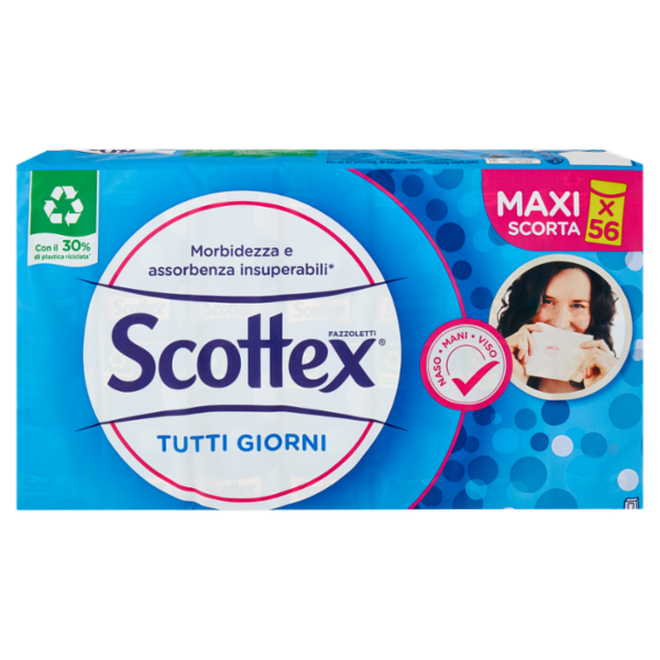 Scottex Tutti Giorni Fazzoletti 3 veli 56 pz