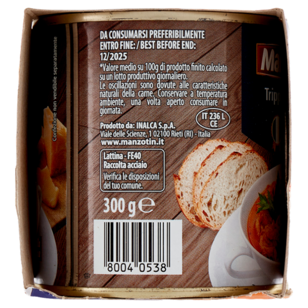 Manzotin Trippa al sugo 2 x 300 g