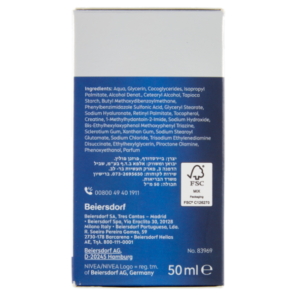 Nivea Men Anti-Age Hyaluron Crema Hidratante 50 ml