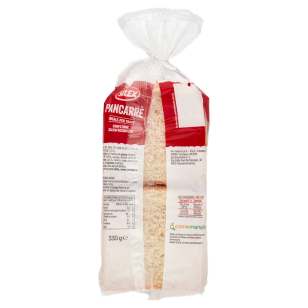 Selex Pancarrè 20 Fette 330 g