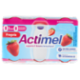 ACTIMEL, Yogurt da Bere con Vit B6 e D per il Sistema Immunitario, 0% grassi, gusto Fragola, 6X100G