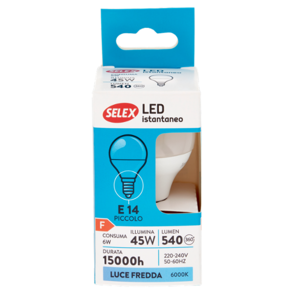 Selex Lampadina Led SMD Minisfera E14 6W